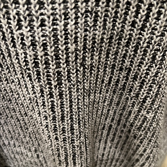 Torrid Black and White Knit Scoop Neck Sweater - Picture 2 of 9